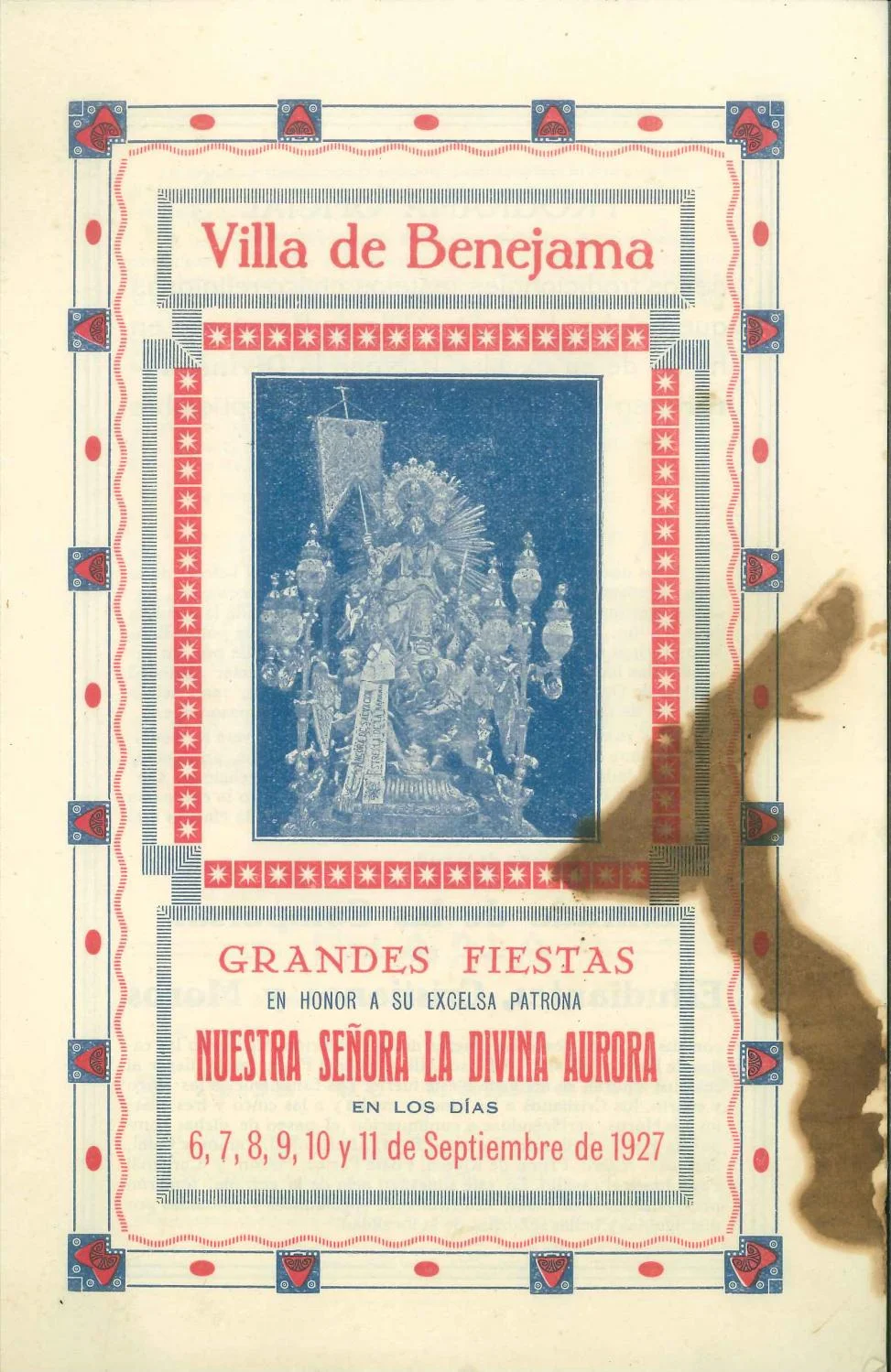 Fiestas de Moros y Cristianos en honor de la Divina Aurora  